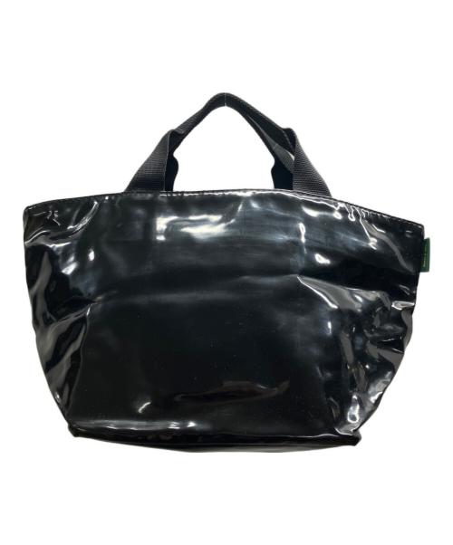 Herve Chapelier（エルベシャプリエ）Herve Chapelier (エルベシャプリエ) ヴェルニ エナメルトートバッグ ブラックの古着・服飾アイテム