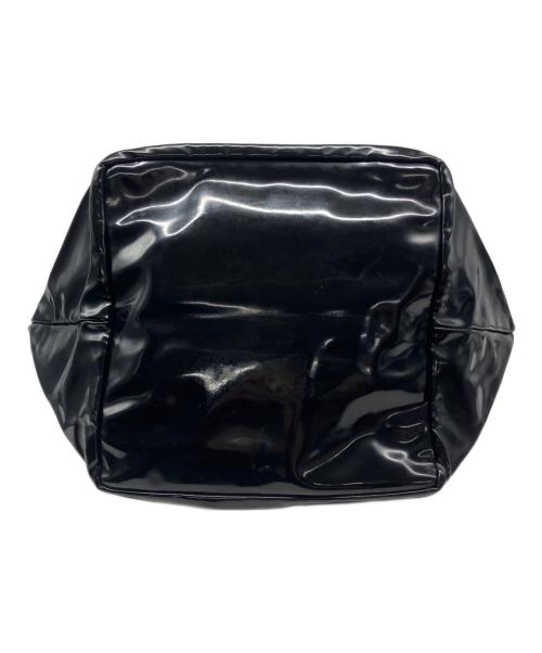 Herve Chapelier（エルベシャプリエ）Herve Chapelier (エルベシャプリエ) ヴェルニ エナメルトートバッグ ブラックの古着・服飾アイテム