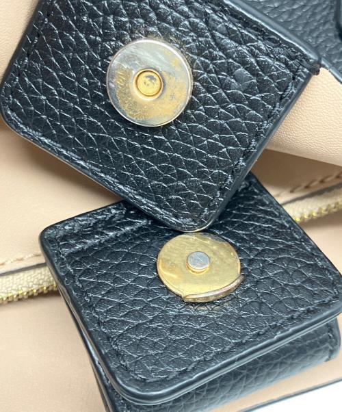 TORY BURCH（トリーバーチ）TORY BURCH (トリーバーチ) ペリースモールトリプルコンパートメントトート ブラックの古着・服飾アイテム