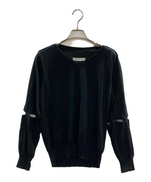 Maison Margiela（メゾンマルジェラ）Maison Margiela (メゾンマルジェラ) アームデザインコットンニット ブラック サイズ:Sの古着・服飾アイテム