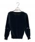 Maison Margiela (メゾンマルジェラ) アームデザインコットンニット ブラック サイズ:S：8000円