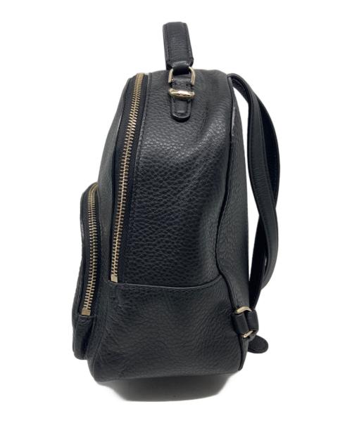 Kate Spade（ケイトスペード）Kate Spade (ケイトスペード) ジャクソン レザー バックパック ブラックの古着・服飾アイテム