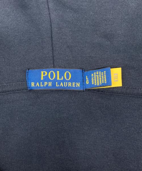 POLO RALPH LAUREN（ポロ・ラルフローレン）POLO RALPH LAUREN (ポロ・ラルフローレン) ポニー刺繍ジップパーカー ネイビー サイズ:LGの古着・服飾アイテム