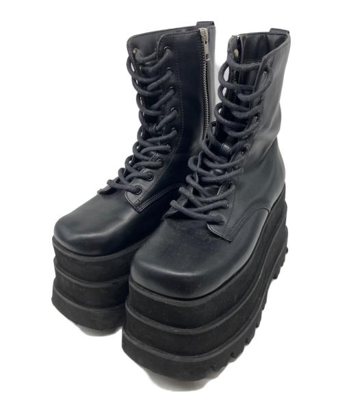 darich（ダーリッチ）Darich (ダーリッチ) トリプルソールエンジニアブーツ ブラック サイズ:Sの古着・服飾アイテム