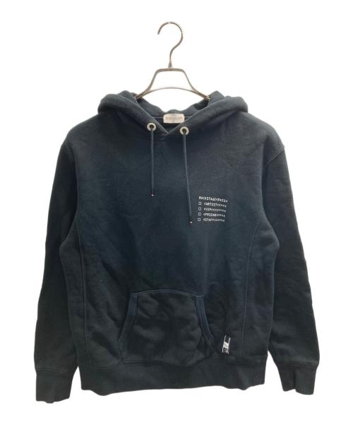 MONCLER（モンクレール）MONCLER (モンクレール) FRAGMENT DESIGN (フラグメントデザイン) BACKSTAGE HOODIE ブラック サイズ:Mの古着・服飾アイテム