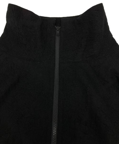 yohji yamamoto+noir（ヨウジヤマモトプリュスノアール）yohji yamamoto+Noir (ヨウジヤマモトプリュスノアール) ウールジップアップジャケット ブラック サイズ:1の古着・服飾アイテム