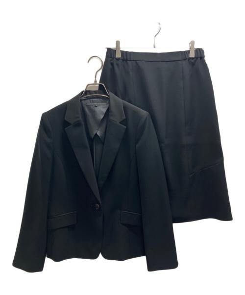 Soir de Paris（ソアール）SOIR DE PARIS (ソアール) セットアップスーツ ブラック サイズ:(40)の古着・服飾アイテム