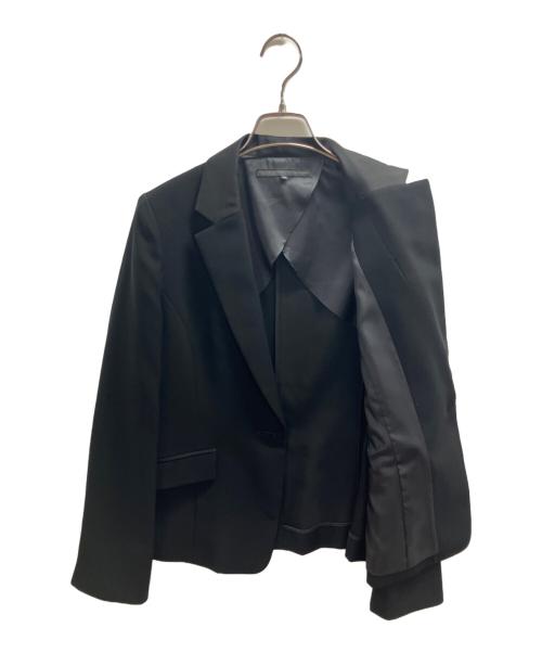 Soir de Paris（ソアール）SOIR DE PARIS (ソアール) セットアップスーツ ブラック サイズ:(40)の古着・服飾アイテム