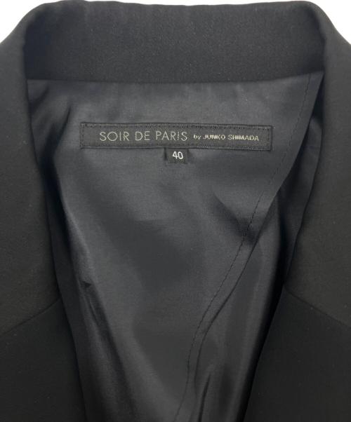 Soir de Paris（ソアール）SOIR DE PARIS (ソアール) セットアップスーツ ブラック サイズ:(40)の古着・服飾アイテム