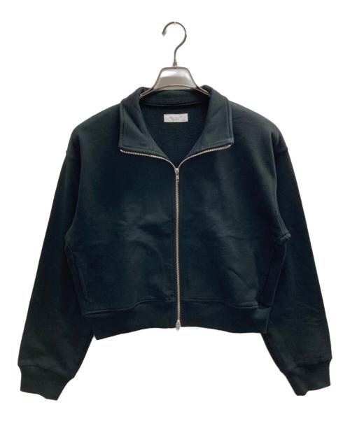 SOLAMONAT LARME（ソラモナラーム）SOLAMONAT LARME (ソラモナラーム) 裏毛スウェットブルゾン ブラック サイズ:Fの古着・服飾アイテム