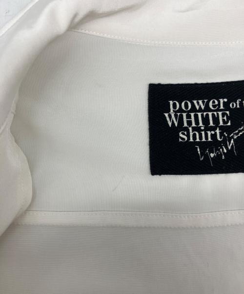 YOHJI YAMAMOTO（ヨウジヤマモト）YOHJI YAMAMOTO (ヨウジヤマモト) TA TUXEDO/WHITE OPEN COLLAR BLOUSE ホワイト サイズ:1の古着・服飾アイテム