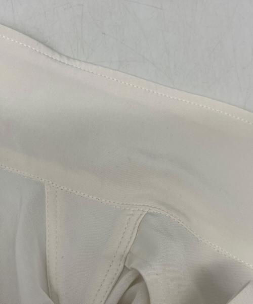 YOHJI YAMAMOTO（ヨウジヤマモト）YOHJI YAMAMOTO (ヨウジヤマモト) TA TUXEDO/WHITE OPEN COLLAR BLOUSE ホワイト サイズ:1の古着・服飾アイテム