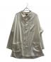YOHJI YAMAMOTO（ヨウジヤマモト）の古着「TA TUXEDO/WHITE OPEN COLLAR BLOUSE」｜ホワイト