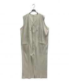 HOMME PLISSE ISSEY MIYAKE（オム プリッセ イッセイ ミヤケ）の古着「プリーツオールインワン」｜ベージュ
