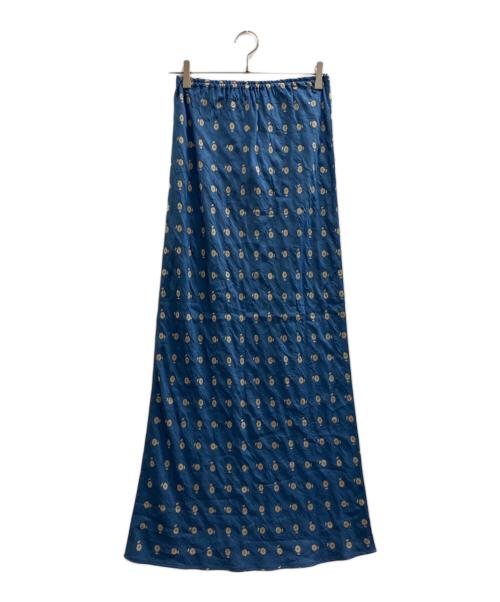 THE SHINZONE（ザ シンゾーン）THE SHINZONE (ザ シンゾーン) ILICA JACQUARD SKIRT ブルー サイズ:36 未使用品の古着・服飾アイテム