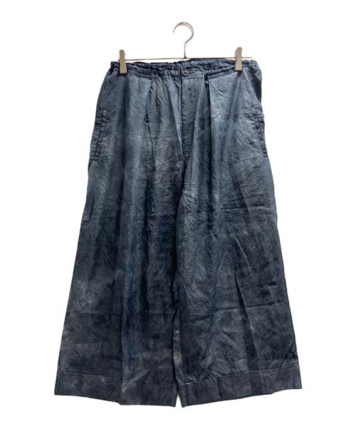 Y's（ワイズ）Y's (ワイズ) Chusen Front Tuck Pants ブルー サイズ:2の古着・服飾アイテム