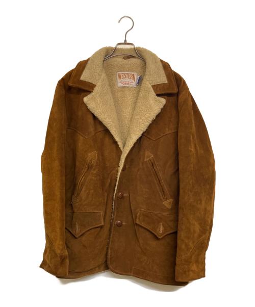 Schott（ショット）Schott (ショット) ウエスタンレザージャケット ブラウン サイズ:40の古着・服飾アイテム