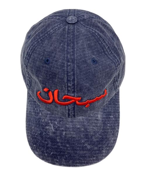 SUPREME（シュプリーム）Supreme (シュプリーム) Arabic Logo Ripstop 6-Panel ネイビーの古着・服飾アイテム