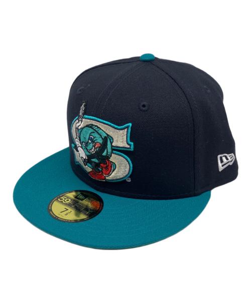 New Era（ニューエラ）New Era (ニューエラ) Supreme (シュプリーム) SELEM New Era Cap ネイビー×ブルーの古着・服飾アイテム