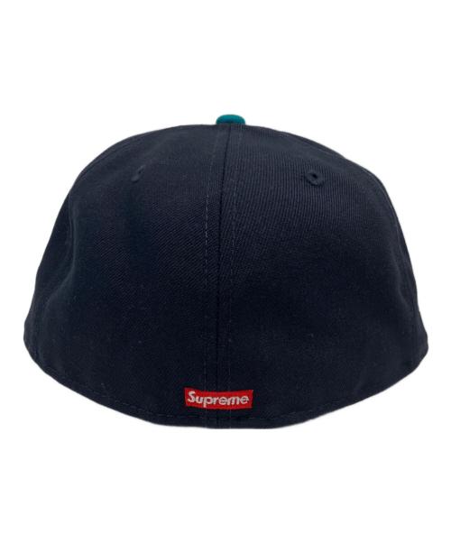 New Era（ニューエラ）New Era (ニューエラ) Supreme (シュプリーム) SELEM New Era Cap ネイビー×ブルーの古着・服飾アイテム