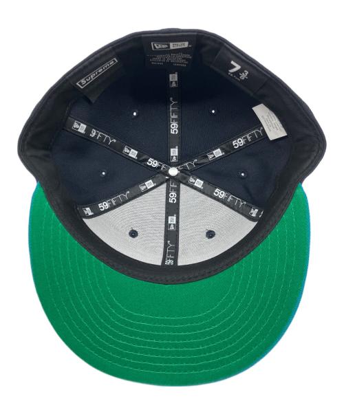 New Era（ニューエラ）New Era (ニューエラ) Supreme (シュプリーム) SELEM New Era Cap ネイビー×ブルーの古着・服飾アイテム