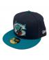New Era（ニューエラ）の古着「SELEM New Era Cap」｜ネイビー×ブルー