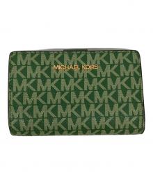 MICHAEL KORS（マイケルコース）の古着「2つ折り財布」｜グリーン
