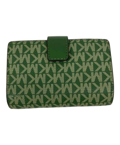 MICHAEL KORS（マイケルコース）MICHAEL KORS (マイケルコース) 2つ折り財布 グリーンの古着・服飾アイテム