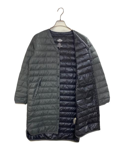 DANTON（ダントン）DANTON (ダントン) Vネックロングインナーダウンコート グレー サイズ:38の古着・服飾アイテム