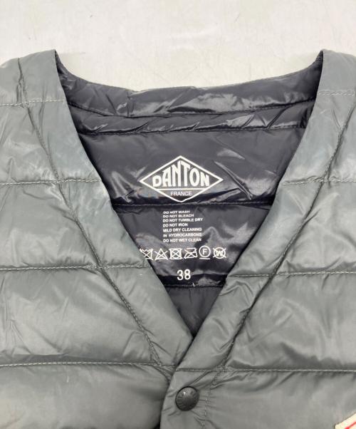 DANTON（ダントン）DANTON (ダントン) Vネックロングインナーダウンコート グレー サイズ:38の古着・服飾アイテム