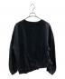 MARINA YEE (マリナ イー) 変形スウェット ブラック サイズ:S：22000円