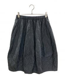 BLACK COMME des GARCONS（ブラックコムデギャルソン）の古着「キルティングバルーンスカート」｜グレー
