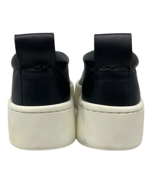 JIL SANDER（ジルサンダー）JIL SANDER (ジルサンダー) レザースリッポン ブラック サイズ:35の古着・服飾アイテム