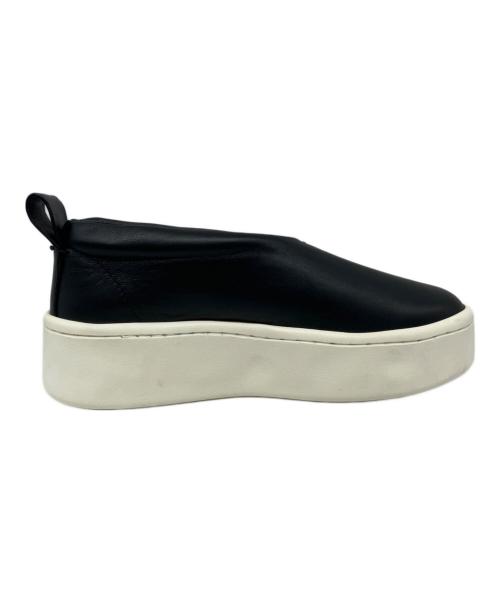 JIL SANDER（ジルサンダー）JIL SANDER (ジルサンダー) レザースリッポン ブラック サイズ:35の古着・服飾アイテム