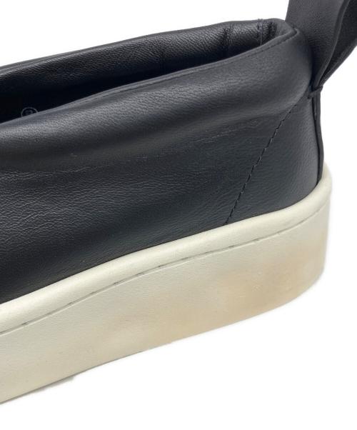 JIL SANDER（ジルサンダー）JIL SANDER (ジルサンダー) レザースリッポン ブラック サイズ:35の古着・服飾アイテム