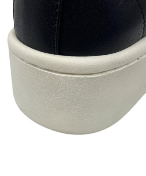 JIL SANDER（ジルサンダー）JIL SANDER (ジルサンダー) レザースリッポン ブラック サイズ:35の古着・服飾アイテム