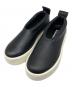 JIL SANDER（ジルサンダー）の古着「レザースリッポン」｜ブラック