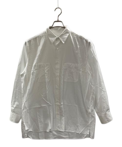 Yohji Yamamoto pour homme（ヨウジヤマモト プールオム）Yohji Yamamoto pour homme (ヨウジヤマモト プールオム) スクエアシルエットコットンローンシャツ ホワイト サイズ:3の古着・服飾アイテム