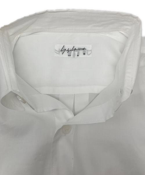 Yohji Yamamoto pour homme（ヨウジヤマモト プールオム）Yohji Yamamoto pour homme (ヨウジヤマモト プールオム) スクエアシルエットコットンローンシャツ ホワイト サイズ:3の古着・服飾アイテム