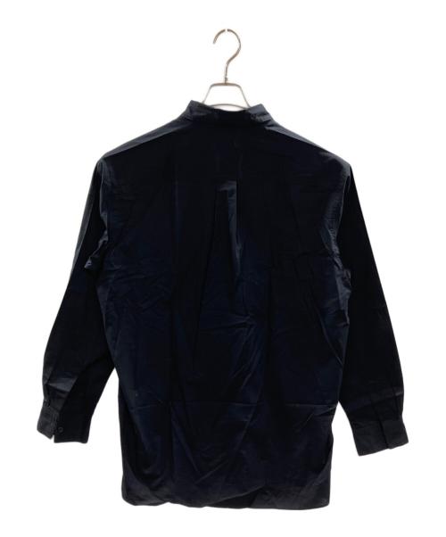 Yohji Yamamoto pour homme（ヨウジヤマモト プールオム）Yohji Yamamoto pour homme (ヨウジヤマモト プールオム) スクエアシルエットコットンローンシャツ ブラック サイズ:3の古着・服飾アイテム