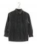 Yohji Yamamoto pour homme（ヨウジヤマモト プールオム）の古着「スクエアシルエットコットンローンシャツ」｜ブラック