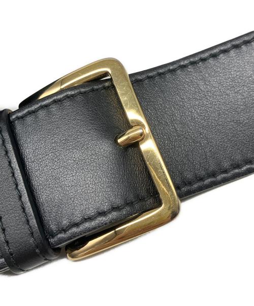 FURLA（フルラ）FURLA (フルラ) ファーショルダーバッグ ネイビーの古着・服飾アイテム