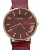 COACHコーチ）の古着「ペリーリストウォッチ」｜レッド