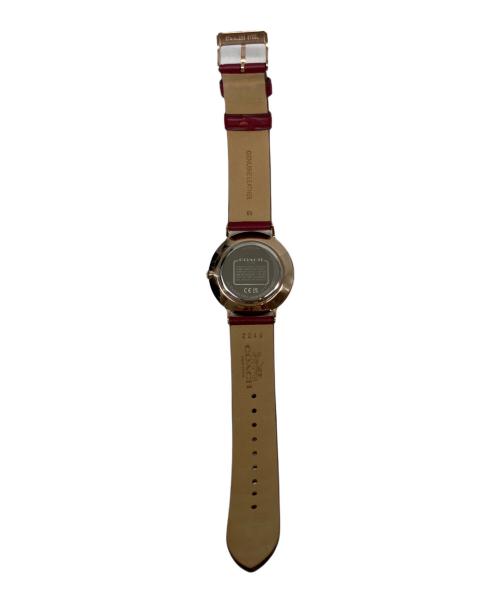 COACH（コーチ）COACH (コーチ) ペリーリストウォッチ レッドの古着・服飾アイテム