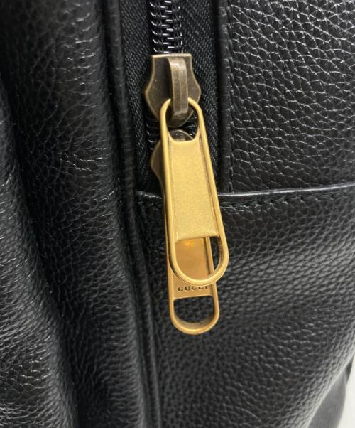 GUCCI（グッチ）GUCCI (グッチ) プリントバックパック ブラック サイズ:-の古着・服飾アイテム