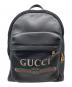 GUCCI（グッチ）の古着「プリントバックパック」｜ブラック