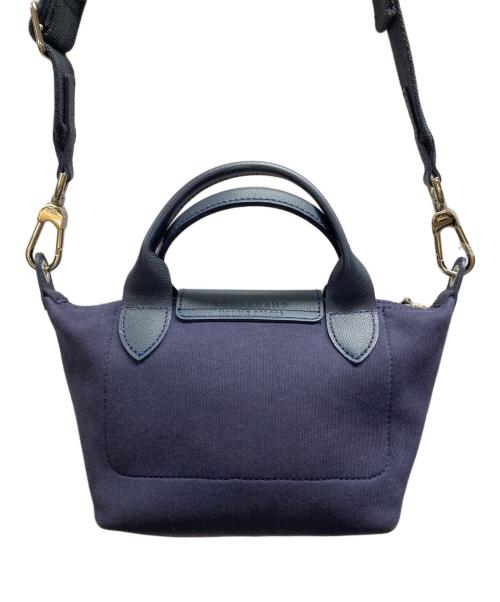 LONGCHAMP（ロンシャン）LONGCHAMP (ロンシャン) ポーチ ル プリアージュ 2wayハンドバッグ ネイビーの古着・服飾アイテム