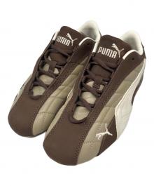 PUMA（プーマ）の古着「スピードキャット プラス キルテッド スニーカー」｜ブラウン