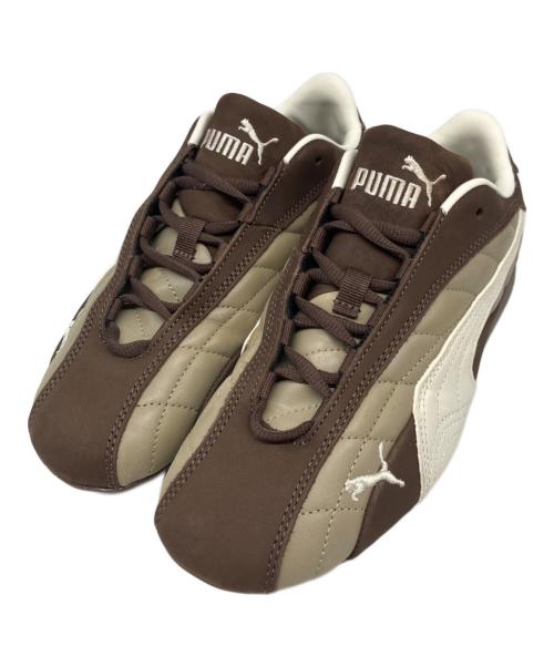 PUMA（プーマ）PUMA (プーマ) スピードキャット プラス キルテッド スニーカー ブラウン サイズ:25㎝の古着・服飾アイテム
