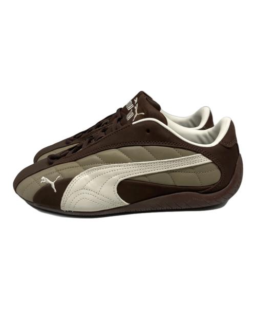 PUMA（プーマ）PUMA (プーマ) スピードキャット プラス キルテッド スニーカー ブラウン サイズ:25㎝の古着・服飾アイテム